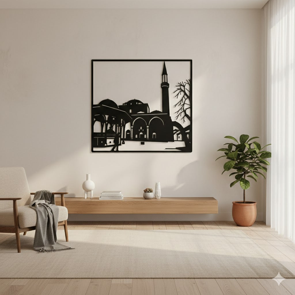 Metalna zidna dekoracija - Sarajevo (Gazi Husrev-begova džamija)