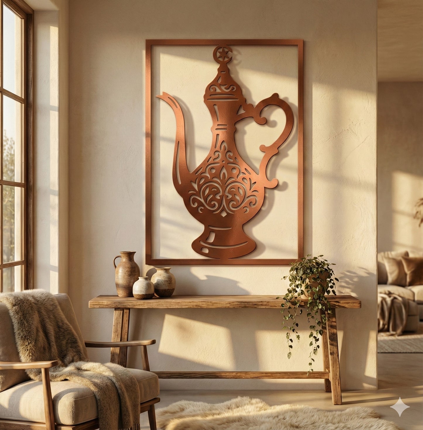 Metalna zidna dekoracija - Tradicionalni Ibrik (Simbol gostoprimstva)