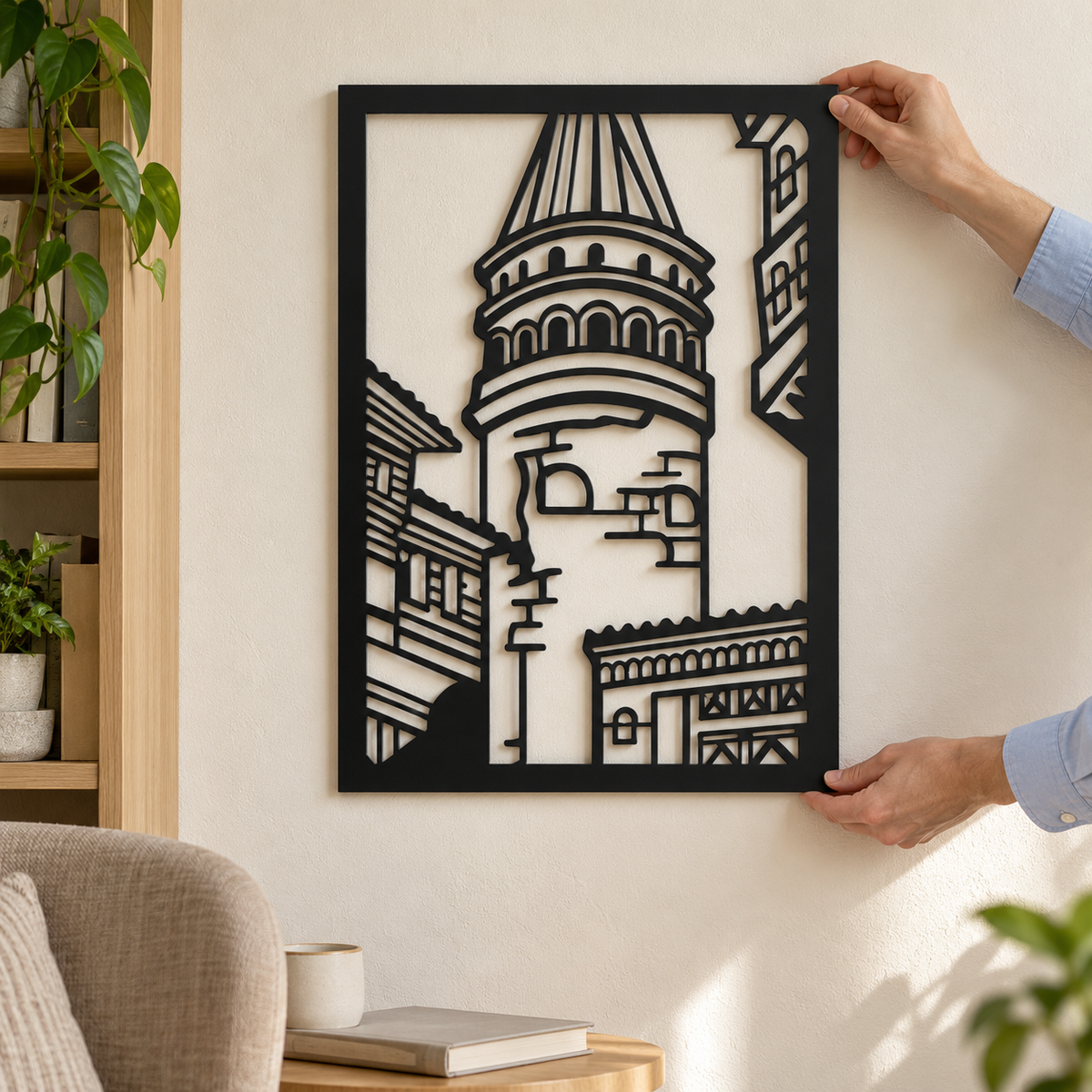 Galata kula metalna slika dodatni prikaz