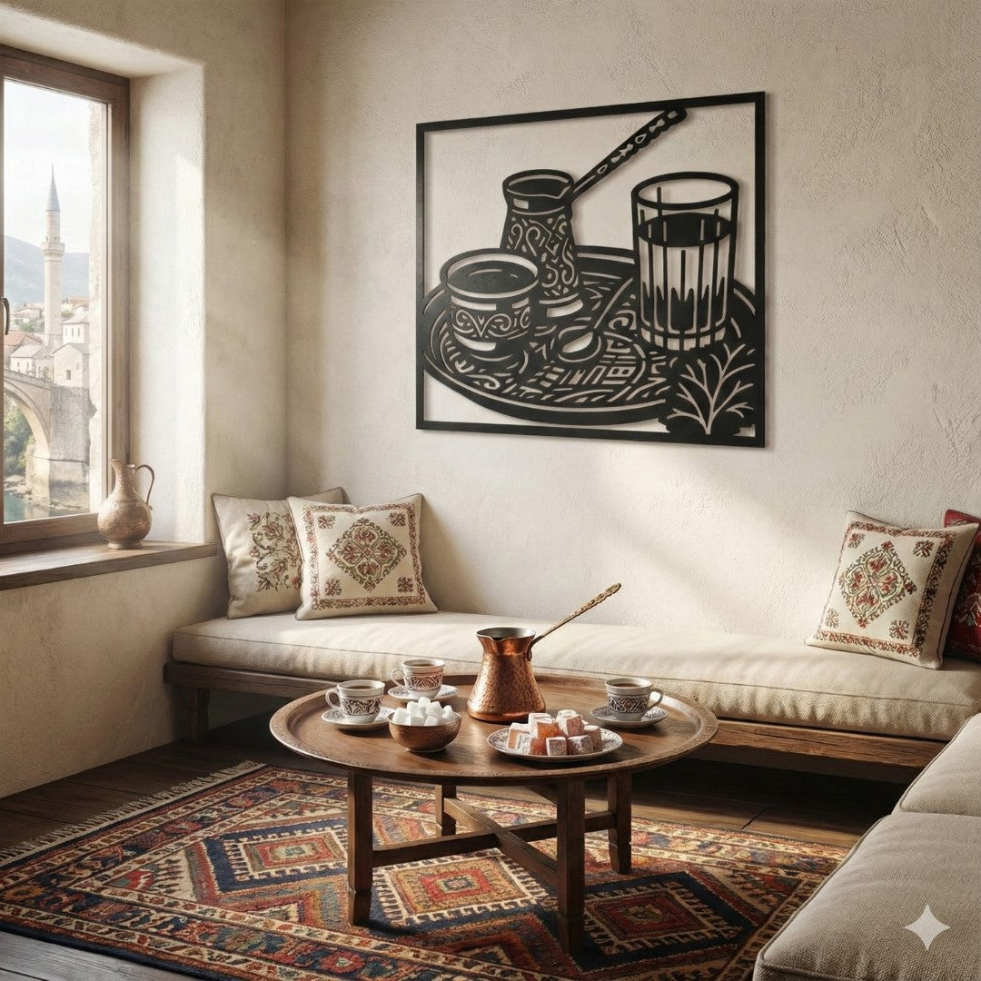 Metalna zidna dekoracija - Bosanski ćejf