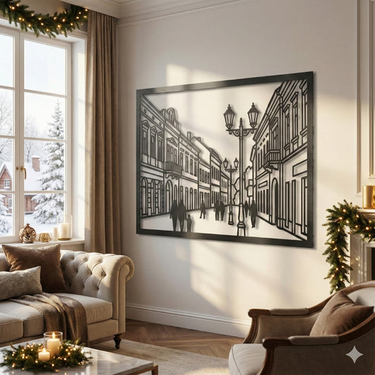 Metalna zidna dekoracija - Banja Luka (Gospodska ulica)