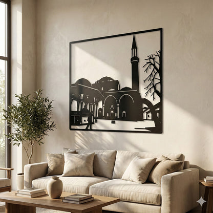 Metalna zidna dekoracija - Sarajevo (Gazi Husrev-begova džamija)