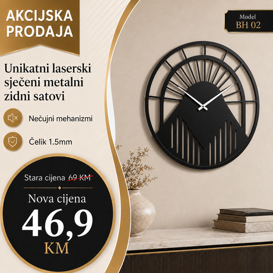 Zidni sat model BH 02
