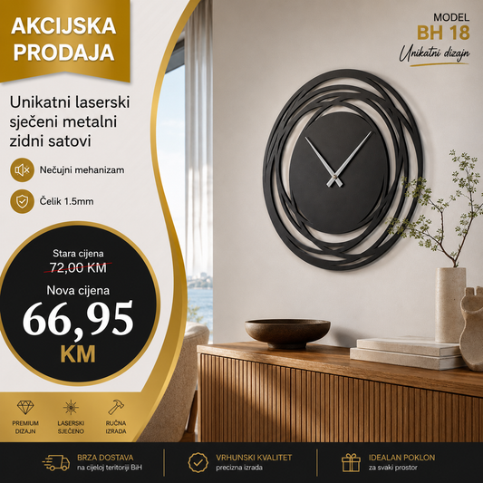 Zidni sat model BH 18