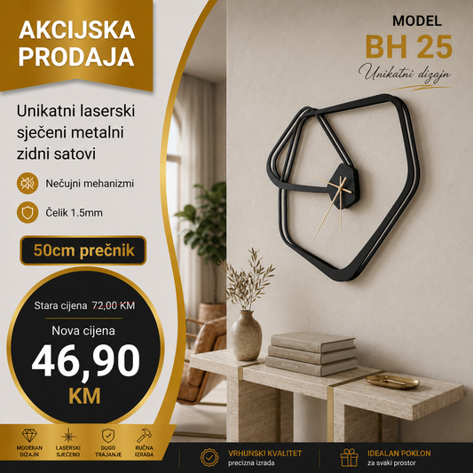 Zidni sat model BH 25