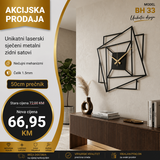 Zidni sat model BH 33