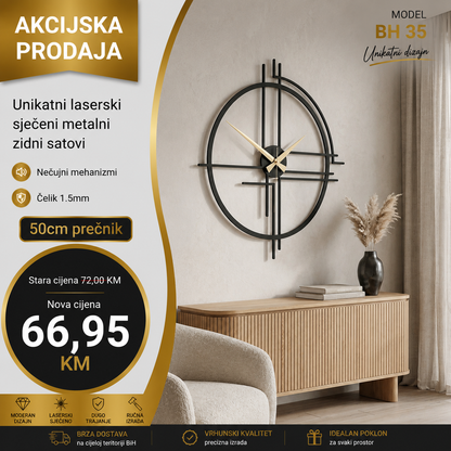 Zidni sat model BH 35