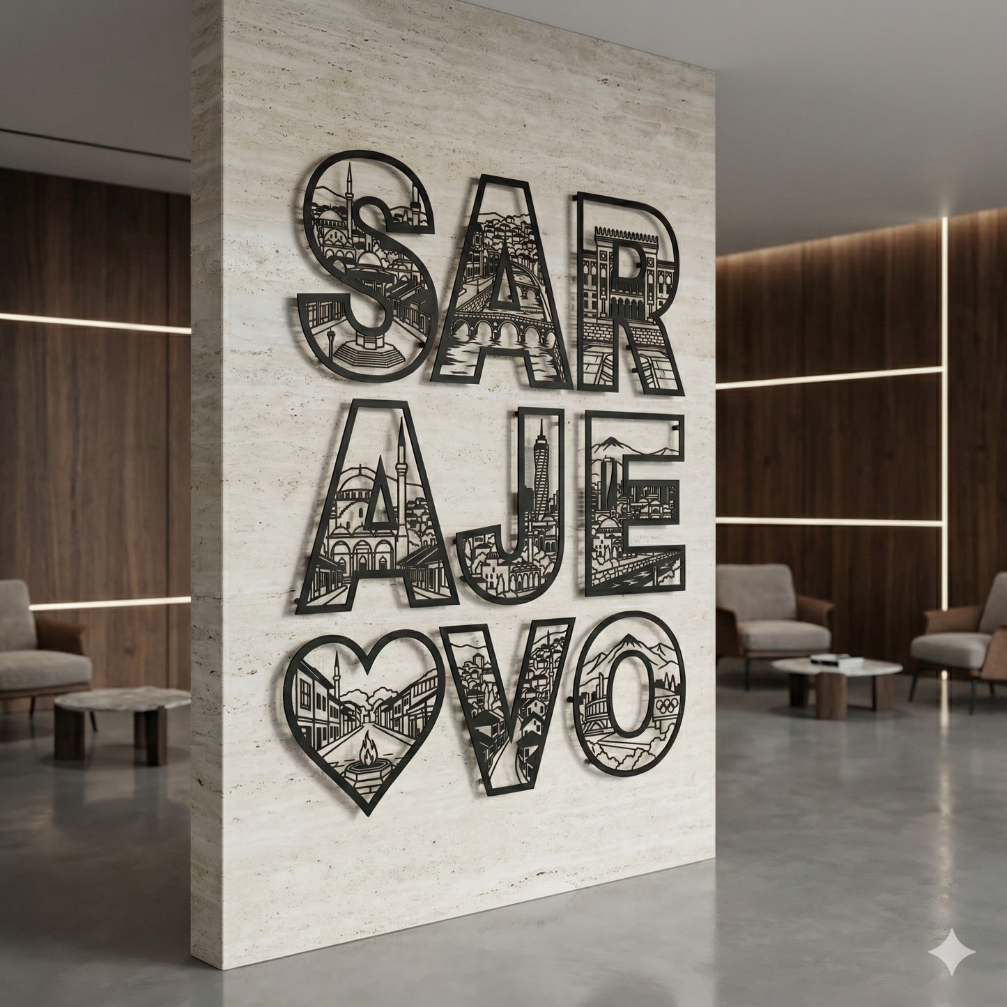 SARAJEVO: Monumentalna Panoramska Instalacija (Limited Edition)