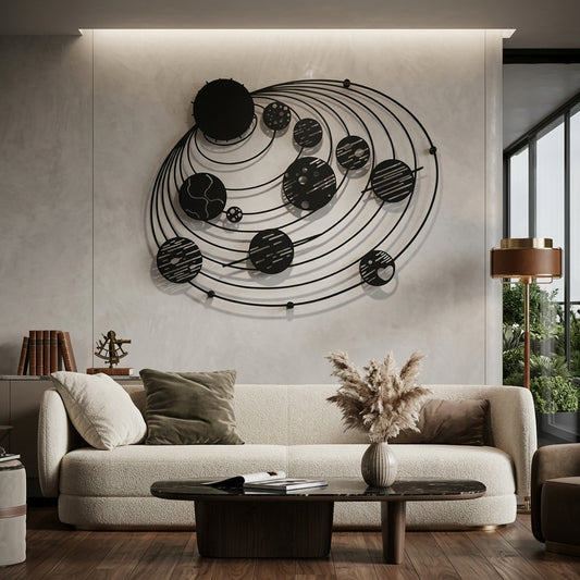 Metalna zidna dekoracija Amazing Galaxy 90x70 cm