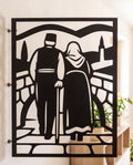 Bosanski par | Metalna zidna slika 40×40 cm