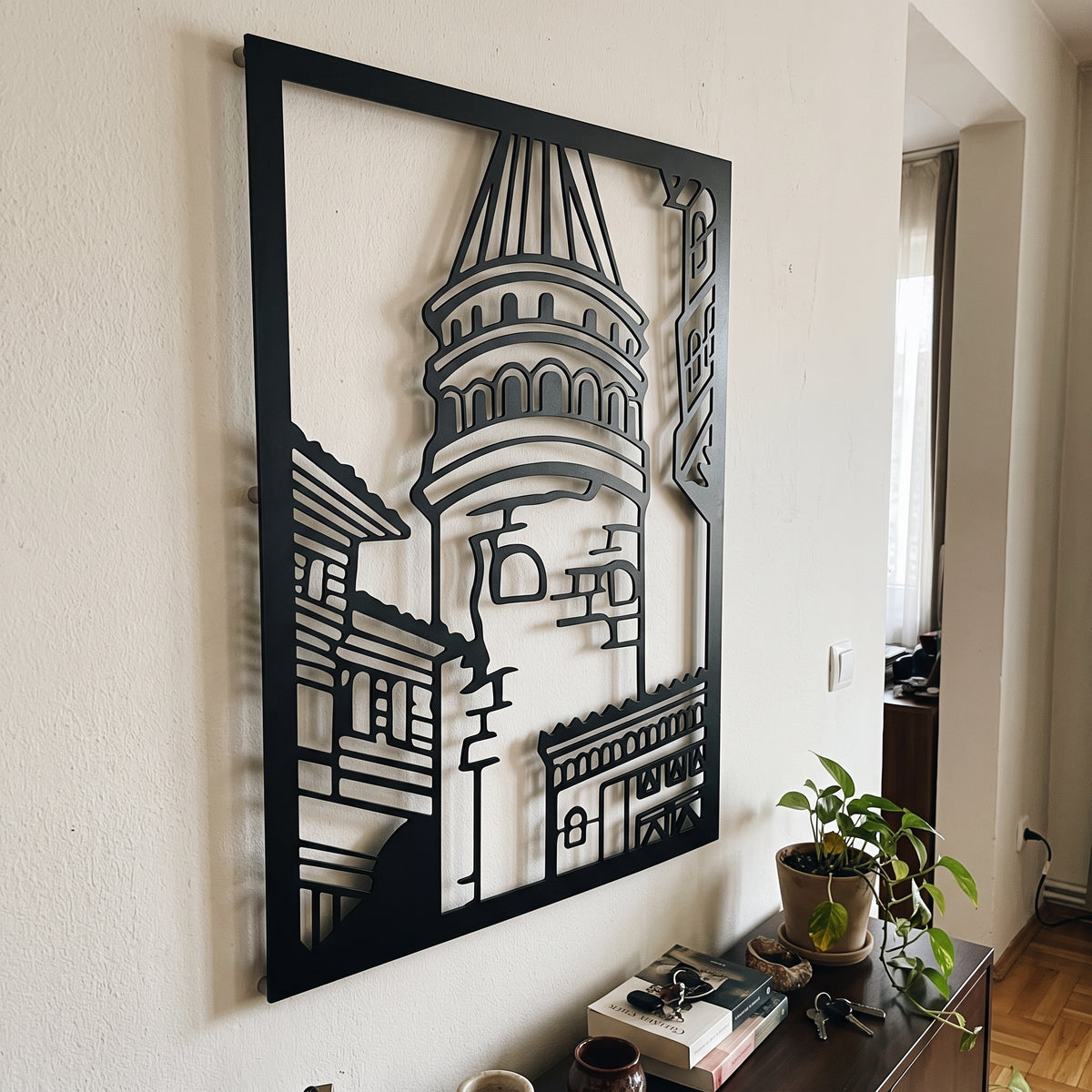 Galata kula Istanbul metalna zidna dekoracija