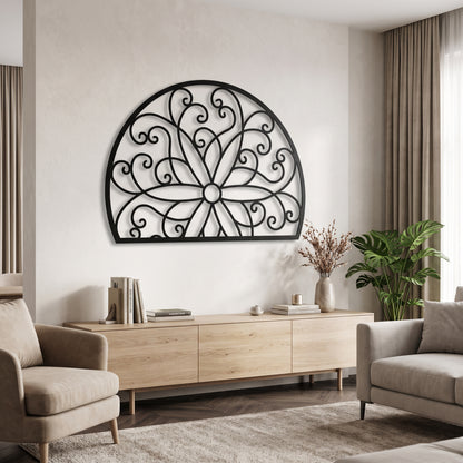 Mandala metalna zidna dekoracija 80 x 60 cm – fotografija proizvoda