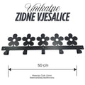 Metalni čiviluk Cvijeće