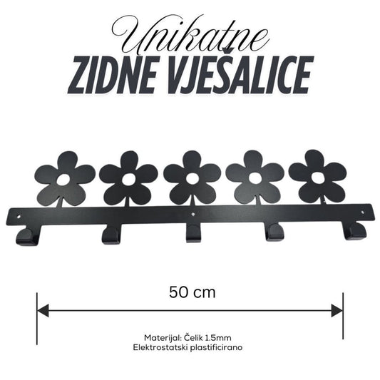 Metalni čiviluk Cvijeće