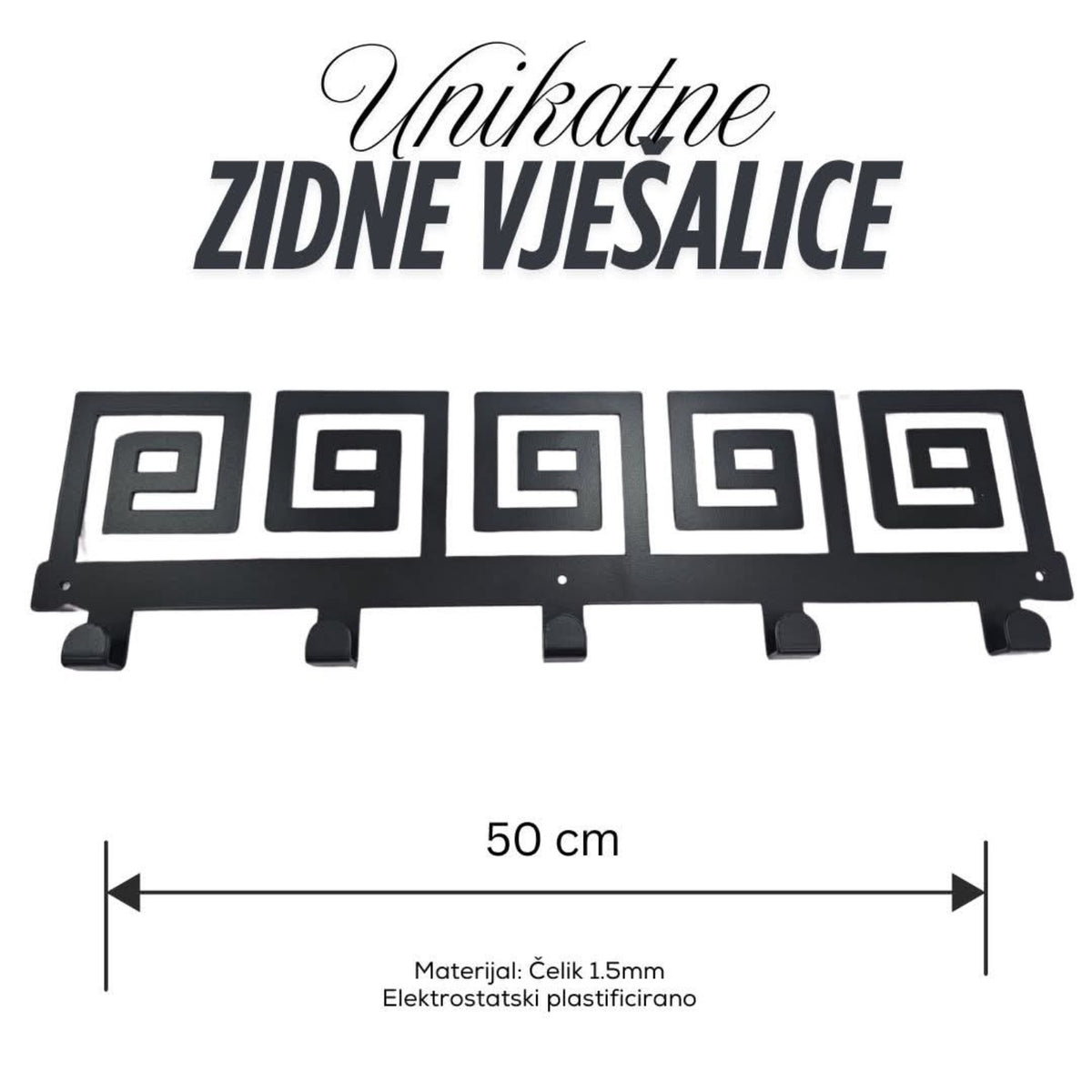 Metalni čiviluk Grčki motiv
