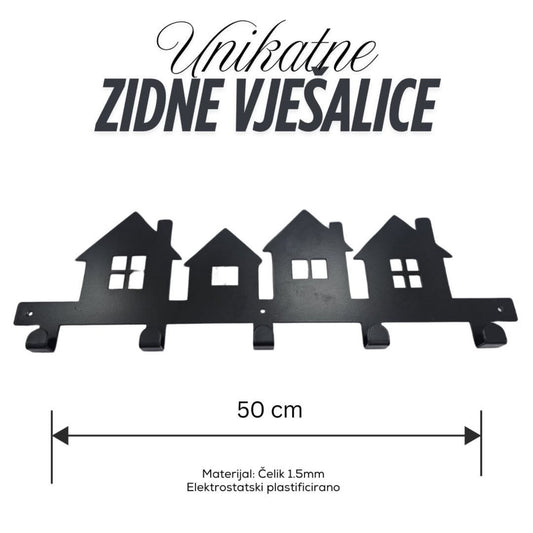 Metalni čiviluk Kućice