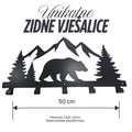 Metalni čiviluk Medvjed