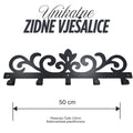 Metalni čiviluk Ornament