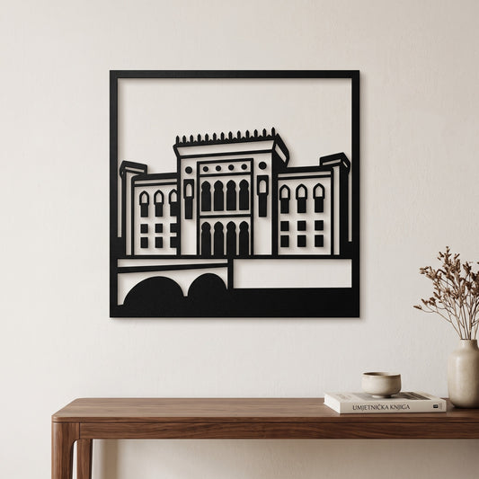 Sarajevo Stari Grad metalna zidna slika 40x40 cm