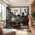 Sarajevo Tramvaj | Metalna zidna slika 40×40 cm